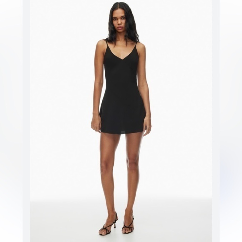 Dynamite Black Mini Strappy Black Dress Size XS